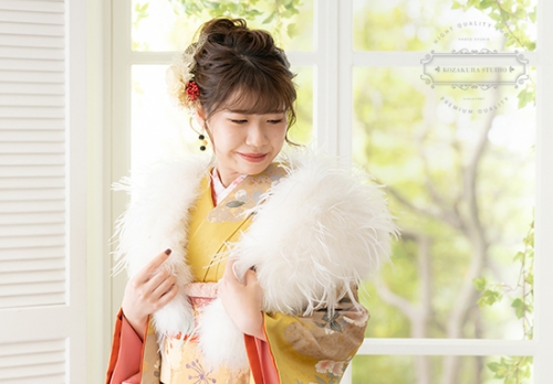 ゆきこさんの成人式 吹田市江坂の写真スタジオ 小桜スタジオ